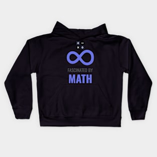 Fascinated by math Kids Hoodie